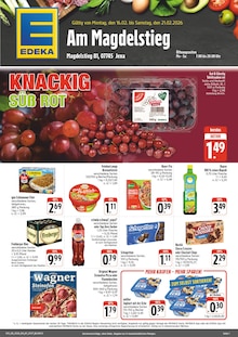 EDEKA Prospekt der Woche "Wir lieben Lebensmittel!" Seite 1, 16.02.2026 bis 21.02.2026 für Jena Aktueller EDEKA Prospekt "Wir lieben Lebensmittel!" Seite 1 von 4 Seiten für Jena