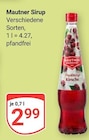 Sirup Angebote von Mautner bei GLOBUS Halle für 2,99 €