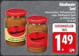 Aktuelle Weißwurst Angebote bei EDEKA in Ingolstadt Aktuelles Hausmacher Senf Angebot bei EDEKA in Ingolstadt ab 1,49 €