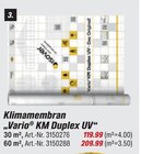 Klimamembran Vario KM Duplex UV Angebote bei toom Baumarkt Wetzlar für 119,99 €