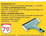 Aktuelle Fliesen Angebote bei GLOBUS in Offenbach (Main) Aktuelles Fensterwischer 3-in-1 oder Wand- und Deckenbesen Dusty oder Fliesen- und Wannenwischer Flex Angebot bei GLOBUS in Offenbach (Main) ab 7,99 €