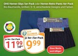 Herren-Slips Angebote von OHO bei GLOBUS Pirmasens für 9,99 €