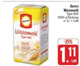 Weizenmehl Type 405 im Angebot bei EDEKA in Gera Weizenmehl Type 405 Angebote von Aurora bei EDEKA Gera für 1,11 €
