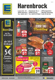 Aktueller EDEKA Supermärkte Prospekt für Laer: Aktuelle Angebote mit 24} Seiten, 29.04.2024 - 04.05.2024