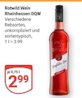 GLOBUS Zweibrücken - Wein Rheinhessen DQW Angebot im Prospekt Wein Rheinhessen DQW bei GLOBUS im Zweibrücken Prospekt für 2,99 €