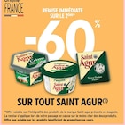 Promo -60% remise immédiate sur le 2ème sur tout saint agur à  dans le catalogue Intermarché Contact à Caussade