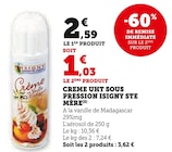 U Express Istres - Promo Crème UHT sous pression Promo Crème UHT sous pression à 1,03 € dans le catalogue U Express à Istres