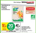 Saumon Fumé Atlantique Bio - Odyssee en promo chez Intermarché Tours à 4,33 €