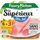 Jambon supérieur - FLEURY MICHON en promo chez Carrefour Jambon supérieur - FLEURY MICHON dans le catalogue Carrefour
