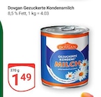 Gezuckerte Kondensmilch von Dovgan im aktuellen GLOBUS Prospekt