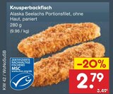 Knusperbackfisch Angebote bei Netto Marken-Discount Offenbach für 2,79 €
