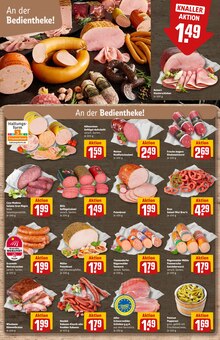 Mettwurst im REWE Prospekt "Dein Markt" mit 36 Seiten (Frankfurt (Main))
