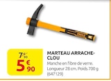 Promo Marteau arrache-clou à 5,90 € dans le catalogue Rural Master à Plouigneau