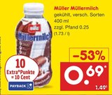 Netto Marken-Discount Borken - Müllermilch Angebot im Prospekt Müllermilch bei Netto Marken-Discount im Borken Prospekt für 0,69 €