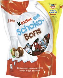 Kinder schoko-bons - Géant Casino à Cannes Kinder schoko-bons en promo chez Géant Casino Cannes à 4,54 €