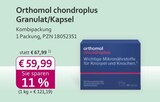mea - meine apotheke - Orthomol chondroplus Granulat/Kapsel Angebot im Prospekt Orthomol chondroplus Granulat/Kapsel bei mea - meine apotheke im Prospekt "" für 59,99 €