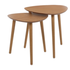 Lot de 2 tables d'appoint en promo chez Stokomani Lot de 2 tables d'appoint dans le catalogue Stokomani