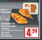 Hähnchensteaks mariniert im EDEKA Prospekt Hähnchensteaks mariniert von GUT&GÜNSTIG im aktuellen EDEKA Prospekt für 4,59 €