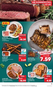 Rindfleisch im Kaufland Prospekt "KNÜLLER" mit 63 Seiten (Hamburg)