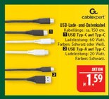 USB-Lade- und-Datenkabel USB Typ-C auf Typ-C Angebote von cablexpert bei Marktkauf Erlangen für 1,59 €