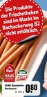 Bockwurst Angebote von REWE Hausmarke bei REWE Recklinghausen für 0,80 €