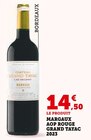 Promo Margaux AOP Rouge 2023 à 14,50 € dans le catalogue Super U à Mandeure