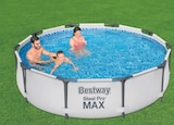 Piscine tubulaire Steel Pro Max Ø 3,05 m - Bestway en promo chez Castorama Garges-lès-Gonesse à 109,00 €