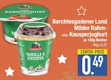 Aktuelles Milder Rahm- oder Knusperjoghurt Angebot bei E center in Augsburg ab 0,49 €