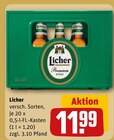 Licher Angebote von Licher bei REWE Stadtallendorf für 11,99 €