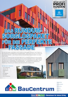 i&M BauCentrum Prospekt Die perfekte Fassade! mit 2 Seiten