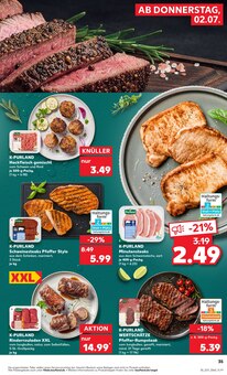 Schweinefleisch im Kaufland Prospekt "Hier bin ich richtig" mit 64 Seiten (Jena)