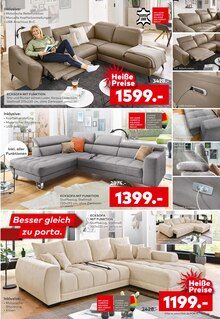 Sofa im aktuellen porta Möbel Prospekt (Salzgitter) Sofa im porta Möbel Prospekt "Besser gleich zu porta." mit 16 Seiten (Salzgitter)