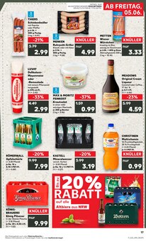 Likör im Kaufland Prospekt "Hier bin ich richtig" mit 62 Seiten (Duisburg)