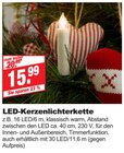 LED-Kerzenlichterkette bei bauSpezi im Ebermannstadt Prospekt für 15,99 €