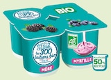 Promo Yaourts brassés panachés 2 mûres/2 myrtilles bio à 0,75 € dans le catalogue Intermarché Super à Vieillevigne