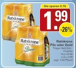 Pils oder Gold bei WEZ im Minden Prospekt für 1,99 €