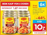 Aktuelles Ravioli Angebot bei Netto Marken-Discount in Kiel ab 10,00 €