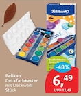 Deckfarbkasten mit Deckweiß Stück von Pelikan für 6,49 € bei budni im Angebot Deckfarbkasten mit Deckweiß Stück von Pelikan im aktuellen budni Prospekt