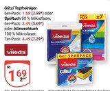 Glitzi Topfreiniger oder Spültuch oder Allzwecktuch im Angebot bei GLOBUS in Oberhausen Glitzi Topfreiniger oder Spültuch oder Allzwecktuch Angebote von Vileda bei GLOBUS Oberhausen für 1,69 €