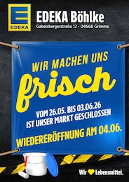 EDEKA Prospekt für Grimma mit 2 Seiten EDEKA Prospekt für Grimma: "Aktuelle Angebote", 2 Seiten, 22.05.2026 - 23.05.2026