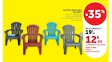 Fauteuil empilable Dolomiti en promo chez Super U Clermont-Ferrand à 12,99 €