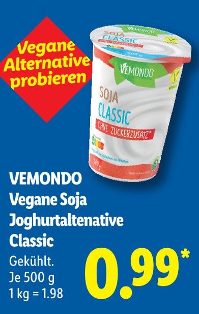 Vegane Soja Joghurtalternative Classic