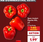 Aktuelles Paprika XXL Angebot bei Kaufland in Krefeld ab 1,99 €