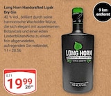 Handcrafted Lipsk Dry Gin im Angebot bei GLOBUS in Leipzig Handcrafted Lipsk Dry Gin Angebote von Long Horn bei GLOBUS Leipzig für 19,99 €