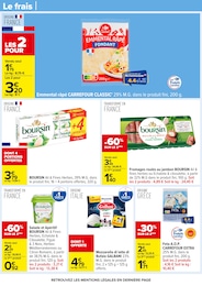 Prix et réduction Boursin dans le prospectus Carrefour en cours Offre Boursin dans le catalogue Carrefour du moment à la page 32