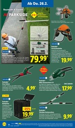 Gartenschere Angebot im aktuellen Lidl Prospekt auf Seite 30