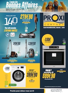 Prospectus Proxi Confort à Sarzeau, "L'année des Bonnes Affaires", 4 pages de promos valables du 08/01/2025 au 08/02/2025