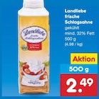 frische Schlagsahne von Landliebe im aktuellen Netto Marken-Discount Prospekt für 2,49 €