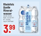 Trinkgut Kerpen - Mineralwasser Angebot im Prospekt Mineralwasser bei Trinkgut im Kerpen Prospekt für 3,99 €