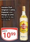 Aktuelle Havana Club Angebote bei GLOBUS in Koblenz Aktuelles Original 3 Jahre, Especial oder Mango & Lime Angebot bei GLOBUS in Koblenz ab 10,99 €